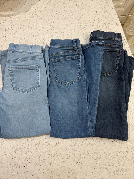 Cat & Jack Other - Cat & Jack & Wonder Nation pull up Light, Medium & Dark Blue jeans size 7/8